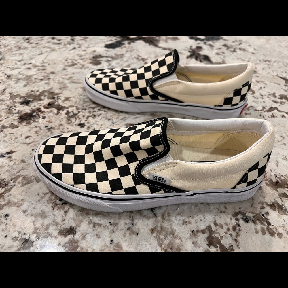 Vans Checked Slip-Ons